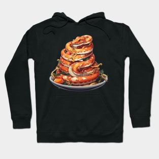 Spaghetti Snake Fruit Pancake Hoodie